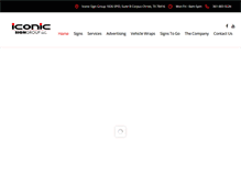 Tablet Screenshot of iconicsg.com